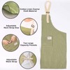 LECTNORE Stripe Bib Apron, Chefs Kitchen Aprons Adjustable Apron with