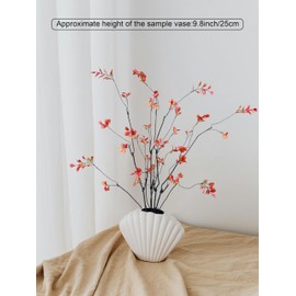 Forlaoers 38" Tall 4pcs Realistic Ficus Fall Artificial Plants Fake Greenery Stems Tree Olive Branches Silk Leaves Faux Flowers for Home Decor Indoor Table Centerpiece Vases Filler Office Decorations