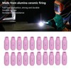 20Pcs TIG Alumina Nozzles Ceramic Cup Gas Lens Shield Consumables