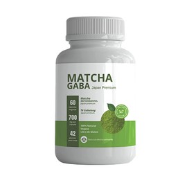 MATCHA PREMIUM GABA FUJIRO ORIGEN JAPONÉS, NATURAL EFECTO CALMANTE, ANTIOXIDANTES NATURALES, 100% NATURAL, SIN AZUCAR, 60 CAP. Veganas