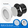 Hon&Guan 125 mm Air Vent Louver Air Grill Cubierta de