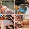 GACDR Pottery Brushes for Glazing,15 Pcs Ceramic Brushes Set with