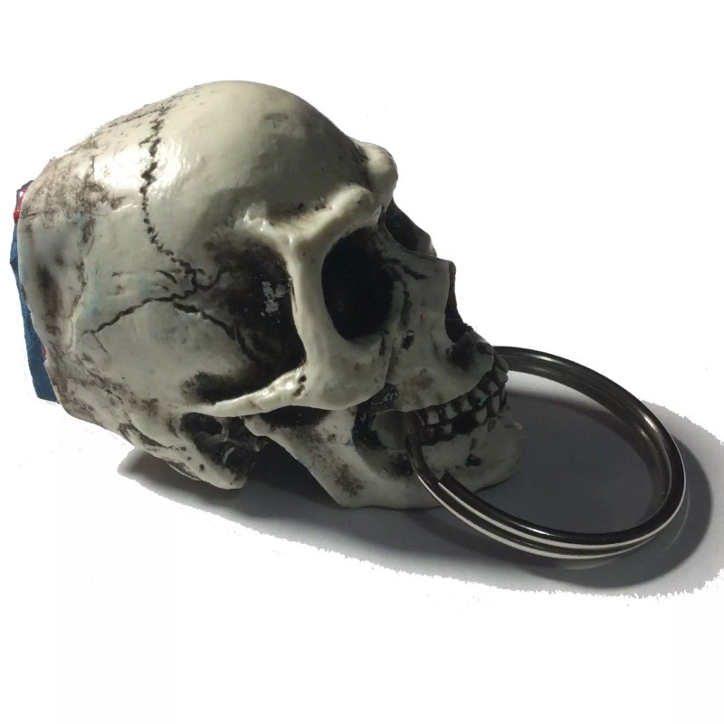 BawdyPartz American Made Skull Pool Billiards Cue Pocket Chalker Holder