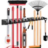 IMILLET Mop and Broom Holder, Wall Mounted Organizer-Mop and broom