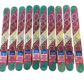 Sally Hansen Lot Of 10 Sally Hansen LA CROSS Glitter Cushioned Nail Shaper Multi Colored NEW!
