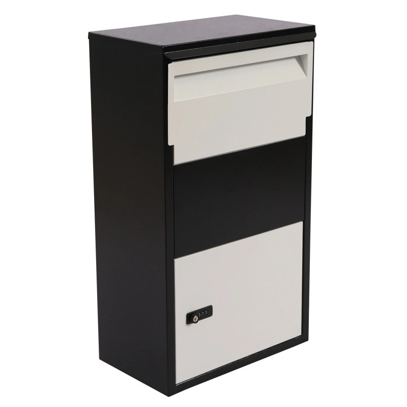 Unbranded Wall Mount Locking Drop Box Steel Mailbox for Rent