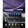 【SOOEMAKA】 Single Din Car Stereo with Wireless Apple Carplay Android