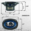 Pair of Gravity 6x9 inch 4-Way 380 Watts Maximum Power