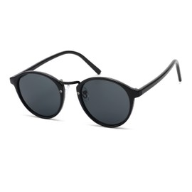 [nanala] Nanala Sunglasses Women's UV Protection Men's Boston Color Lens Color Sunglasses Blue Lens Blue Lens Gray Fashion Glasses Stylish Cute Case Included TY2854