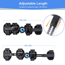 NIdreamCE Hinged Knee Brace ROM Post Op,Adjustable With Leg Stabilizers Locking, ACL, PCL, MCL Meniscus Tear & Arthritis Support Knee Immobilizer Brace,Orthopedic Rehab One Size
