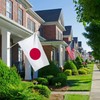 Japan Flag 3x5 FT Polyester, Fade Resistant with Brass Grommets