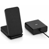 2-in-1 Wireless Charging Stand – 15W Qi Phone Charger &