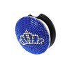 A ABSOPRO Crown Pattern Bling Car Start Stop Engine Button