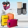 2Pcs Luggage Cup Holder for Suitcase Travel, 2-in-1 Drink Caddy