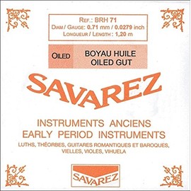 Savarez viola da gamba strings D1 gut BRH55