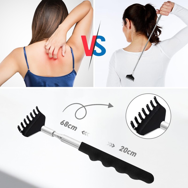 Scalp Massagers Back Scratcher, 20 Fingers Scalp Scratcher Head Massager