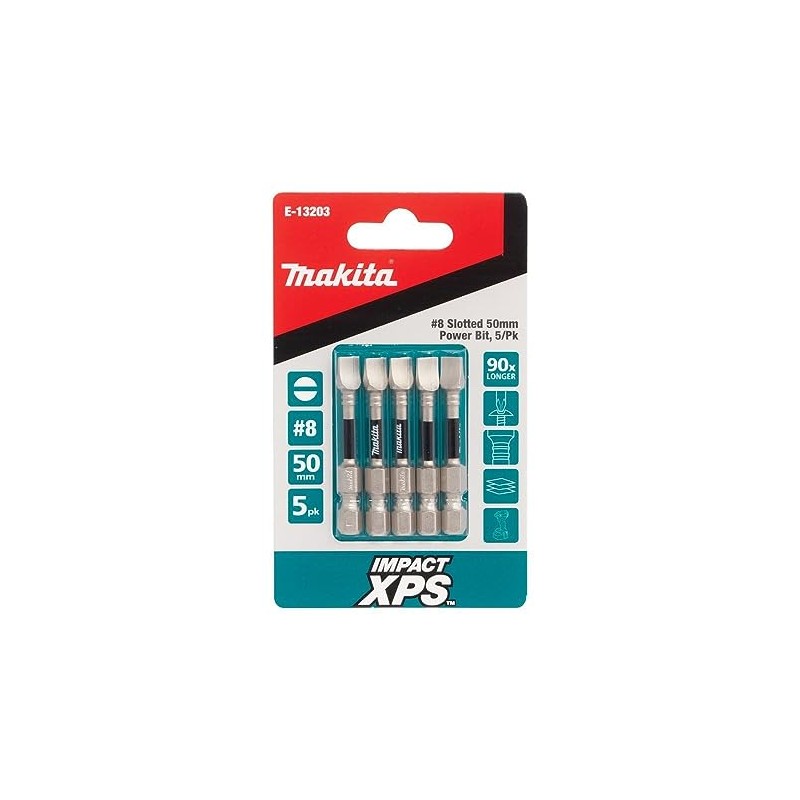 Makita Impact Xps Slotted 8 X 50 mm Power Bit