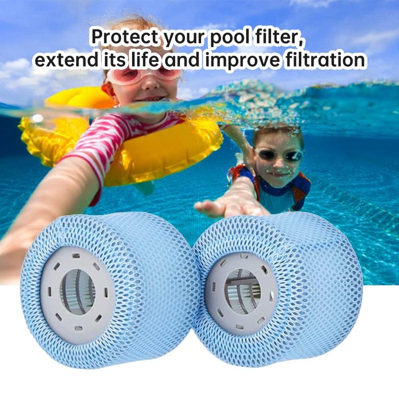 FFyan 2 x Protective Mesh Cover Strainer Pool Bubble Spa