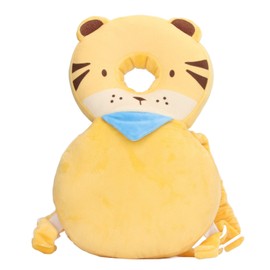 Adjustable Infant Cartoon Head Protector Pad Soft Breathable Baby Toddler Cute Head Protector Backpack Tiger