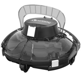 Cordless Robotic Pool Vacuum, Self-Parking Technology, Portable, Ideal for Above-Ground Flat Pool up to 645 Sq. Ft