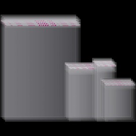 4 Size 240 Pieces Clear Plastic Cello Bag Resealable Self Sealing Cellophane Bag for Candy Cookies Decorative Wrapper (9 x 3 Inch, 6 x 4 Inch, 8.7 x 6 Inch, 16 x 12 Inch)