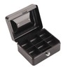 Metal Cash Box 6 Compartments High Safety Money Box with