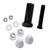 TopHomer Wall Hung Toilet Tank Connector Set with 7.28inch Pipes,