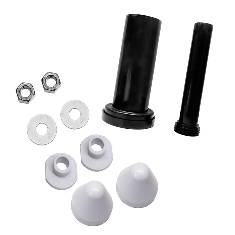 TopHomer Wall Hung Toilet Tank Connector Set with 7.28inch Pipes,