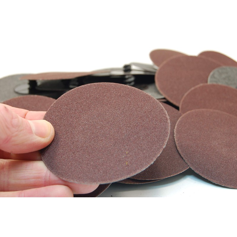 (25pc) Rogue River Tools 3" Quick-Change Sanding Discs (Type -