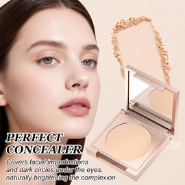 KUIRUNRX® Colored Clay CC Undereye Corrector, Under Eye Concealer, Full Coverage Foundation, Moisturising, non-cakey, long-lasting coverage and sweatproof (Natural colour)