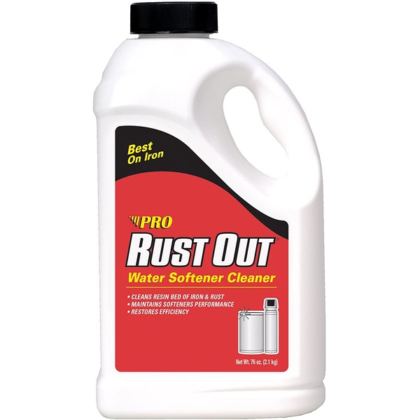 Pro Products Rust Out RO05B Water Softener Cleaner and Iron Remover, 4.75 lb. Bottle, 4 Pack