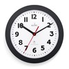 Acctim 74313 Parona, Black Radio Controlled Wall Clock