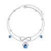 HOOHWE Anklet for Women 925 Sterling Silver Puppy Dog Paw