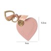Amily Heart Key Chain, Leather, Leather, Key Ring, Women's, Men's,