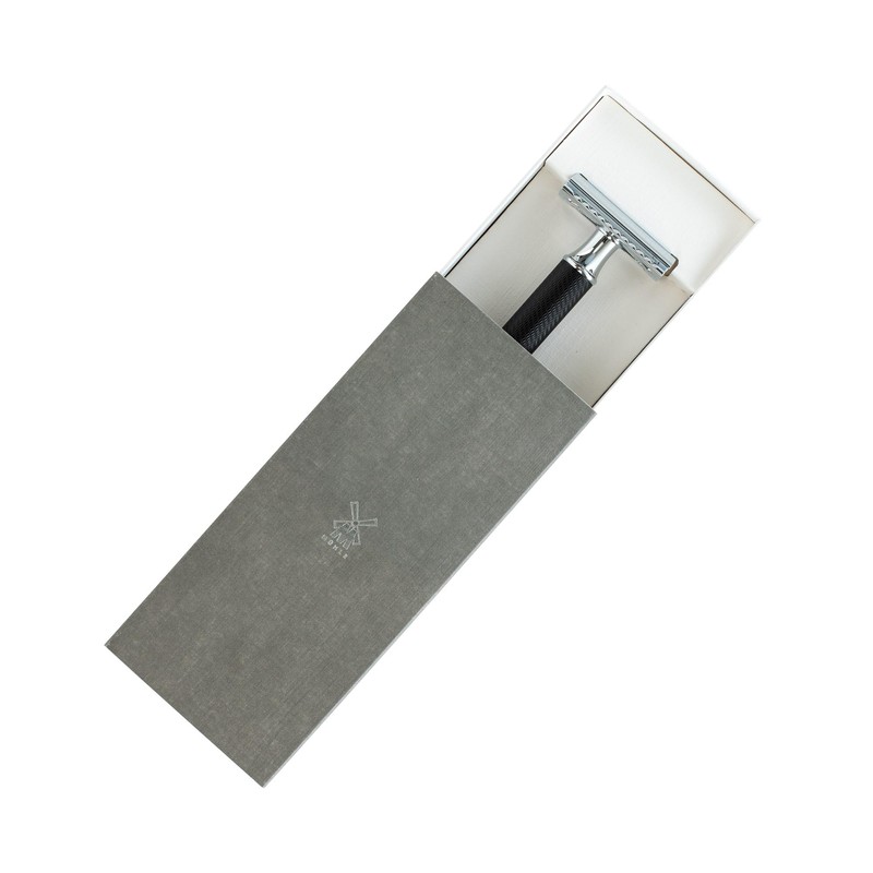 Mühle Safety Razor Closed Comb Metal Black