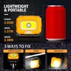 unibrite 2Pack Magnetic Work Light, 1200LM COB LED Rechargeable Work