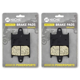NICHE Brake Pad Set for Yamaha Venture 600 VMAX 500 700 Rear (Organic) 8DF-W0046-01-00 2 Pack