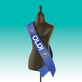 SmartyPants Oldi Man Royal Blue Sash - Novelty Fun Old Joke Men Dad Daddy Father Husband For Him Retirement Birthday Celebration Gift Present Party Supplies