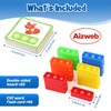 Aizweb CVC Word Game Phonics Flash Cards for Classroom Supplies