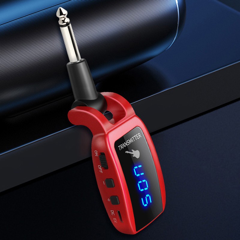 Wireless Guitar System Rechargeable Guitar Transmitter Receiver Set Electric Guitar