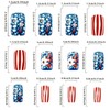 Independence Day Press on Nails Medium Square Fake Nails with