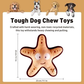 Duuclume Gefülltes quietschendes Hundespielzeug, interaktives Plüsch-Kauspielzeug für kleine, mittelgroße und große Hunde, robust und robust für lange Lebensdauer