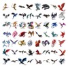 50 Pcs Dragon Stickers,Dragon Graffiti Stickers,Vinyl Waterproof Sticker for Kids