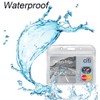 YOUOWO 2 Pack Horizontal Clear ID Badge Holders with Office