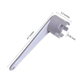 UJEFF Halkey Roberts Valve Wrench 6 Section Screw Air Valve Wrench 6-Groove Spanner 6 Hole Valve for Inflatable Boat Raft Dinghy Kayak Canoe