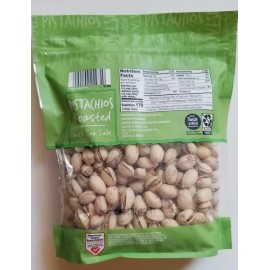 Southern Grove 2 Pk- Roasted Sea Salted Pistachios in Shell, Southern Grove 16oz bags Snack