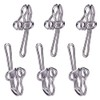 Metal Curtain Hooks, 100Pcs Drapery Hook Pins Stainless Steel Pin-on