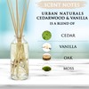 Urban Naturals Cedarwood & Vanilla Reed Diffuser Set | Made