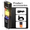 TENKOSUIYO Rechargeable Flat Flashlight 680 Lumens Magnetic Clip On Hands