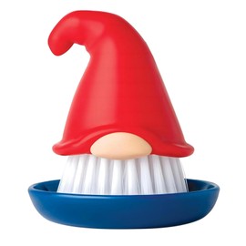 Bearded Dwarf Design Pot Brush, Gnome Quirky Gifts, Cute Kitchen Accessories-Funny Kitchen Gadgets, Kitchen Scrub Brush for Pot, Dish Bowl Pot Cleaning